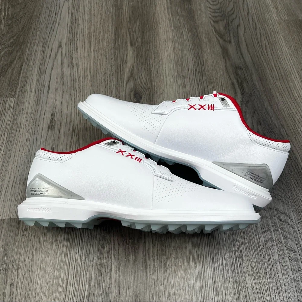 New Nike Air Jordan ADG 5 Mens Size 10 Golf‎ Shoes White Fire Red FQ7874-101
